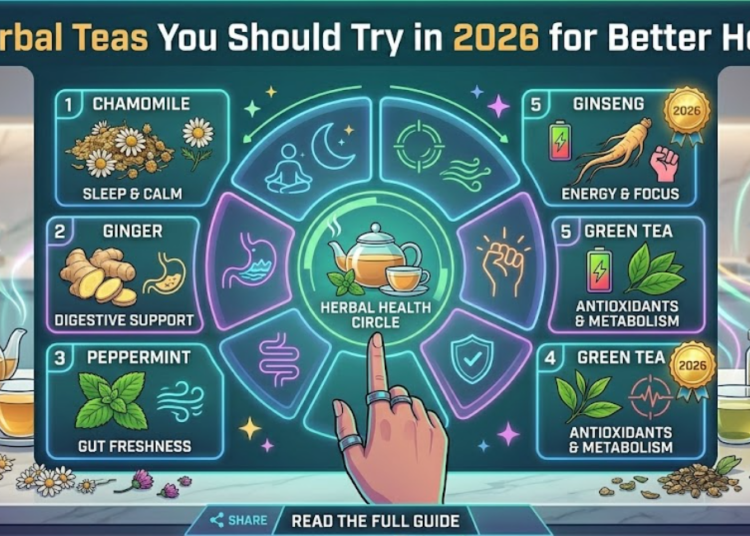 5 Herbal Teas You Should Try in 2026 for Better Health