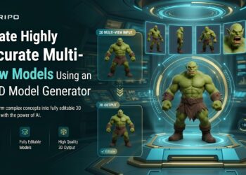 Create Highly Accurate Multi-View Models Using an AI 3D Model Generator