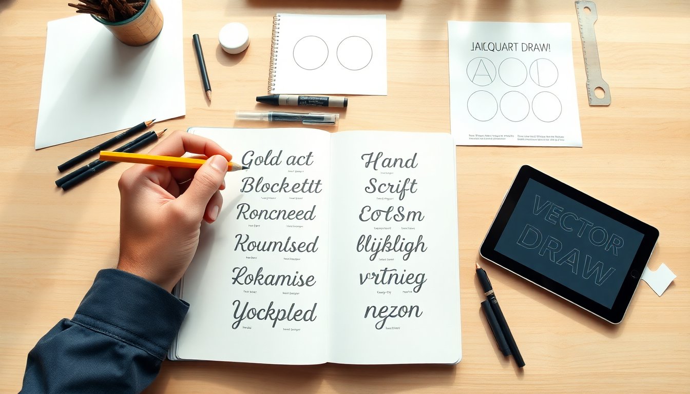 art cool fonts to draw